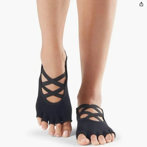 NWT Elle Toesox Medium Black - Picture 3 of 5